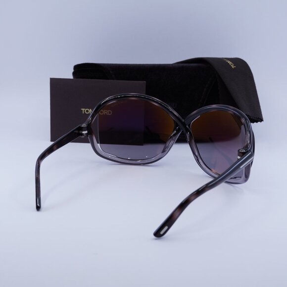 🕶️ New Tom Ford Bettina FT1068 55C Sunglasses - Grey Havana Frame, Smoke Lenses - Picture 9 of 9